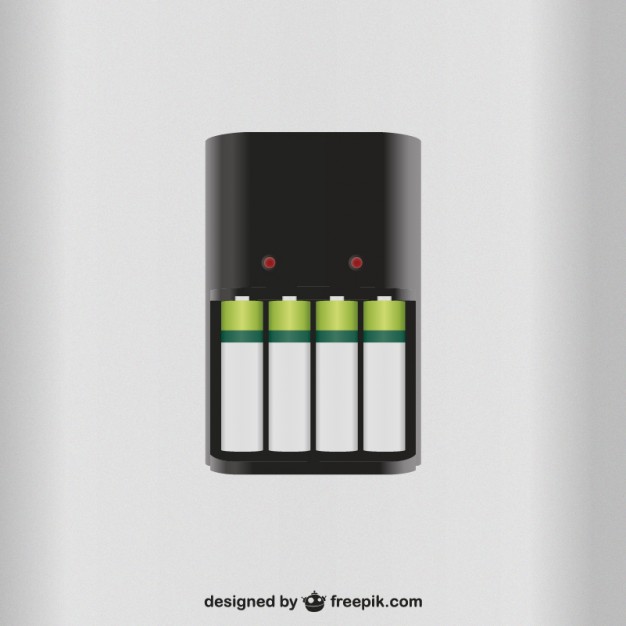 626x626 Battery Charger Vector Free Download