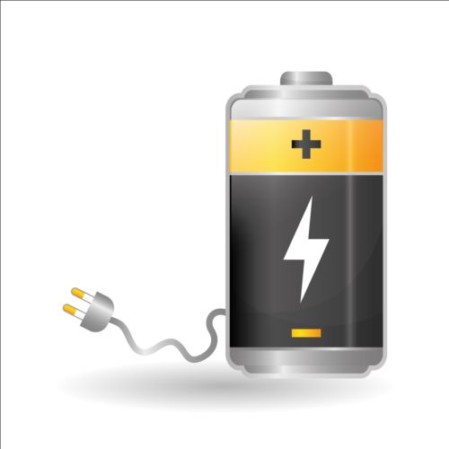 500x500 Vector Battery Charging Icons Design 02 Free Download