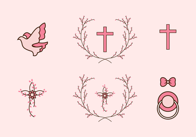 632x443 Pink Bautizo Icon Free Vector Download 402031 Cannypic
