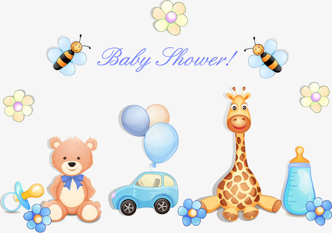 650x456 Vector De Dibujos Animados Juguetes De Bebe Cartoon Baby Bautizo