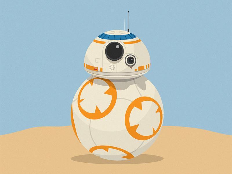 800x600 Bb 8 From Star Wars By Olly Gibbs
