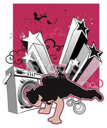 367x439 Bboy Stock Vector
