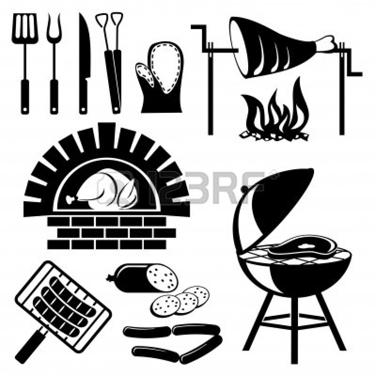 1200x1200 Free Vector Grill Clipart
