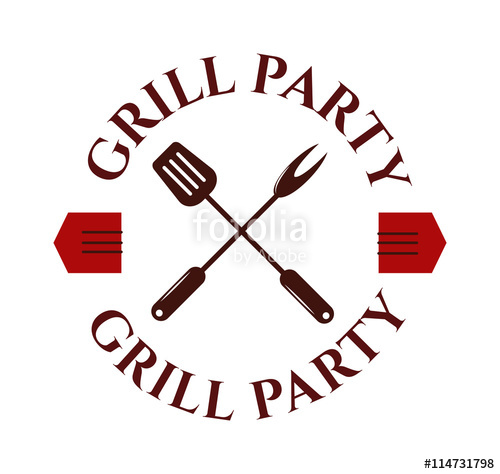 500x474 Barbecue Logo And Grill Labels Set, Badge And Emblem. Bbq Logo