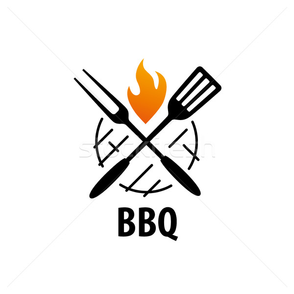 600x600 Barbecue Party Logo Vector Illustration Aleksej Butenkov