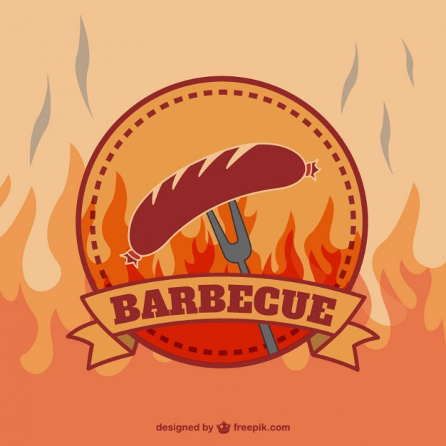 626x626 Retro Barbecue Logo Vector Free Download