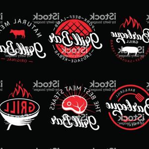 300x300 Vector Set Of Grill Bar And Bbq Labels In Retro Style Vintage