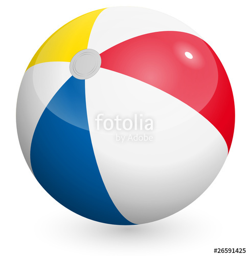 487x500 Beach Ball Vector Stock Image And Royalty Free Vector Files On