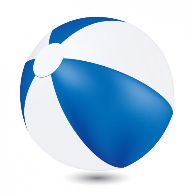 626x626 Beach Ball Vector Free Download
