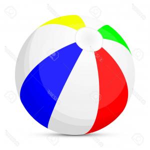300x300 Photostock Vector Isolated Beach Ball Vector Art Illustration Of A
