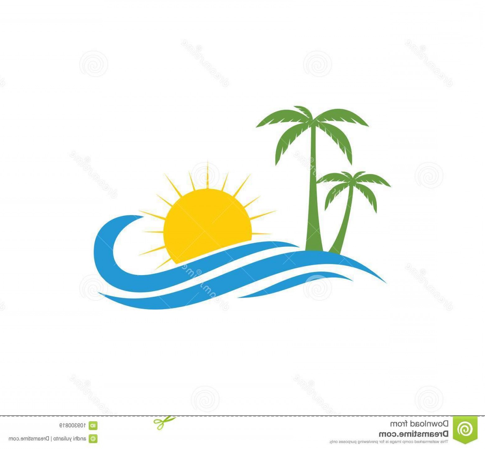 1560x1444 Beach Vector Logo Geekchicpro