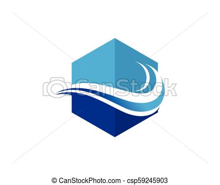 450x379 Wave Beach Logo. Wave Water Beach Logo And Symbols.