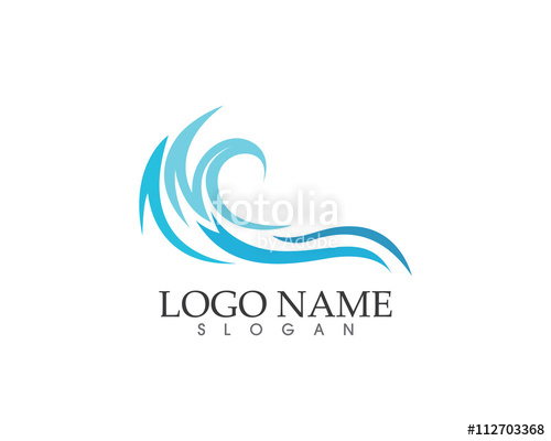 500x400 Wave Water Beach Logo Stock Image And Royalty Free Vector Files