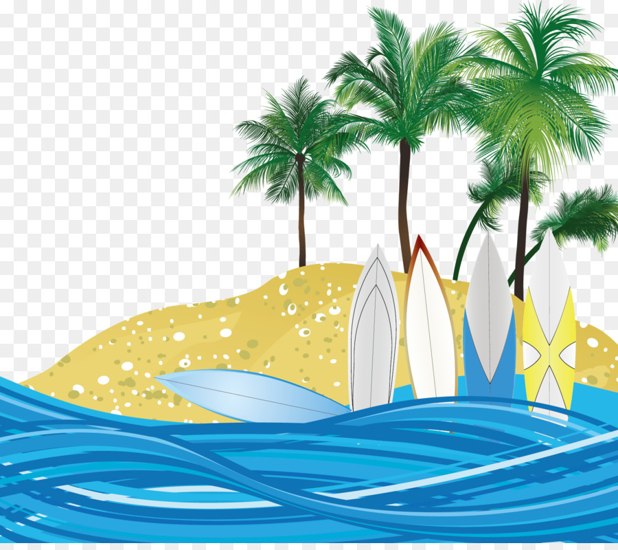 900x800 Arecaceae Poster Surfboard Beach