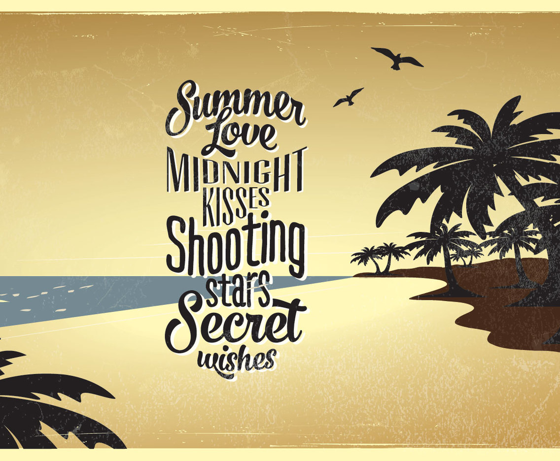 1136x936 Romantic Summer Beach Vector Vector Art Amp Graphics