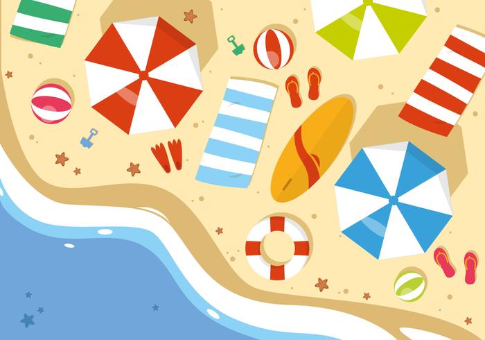 700x490 Beach Free Vector Art