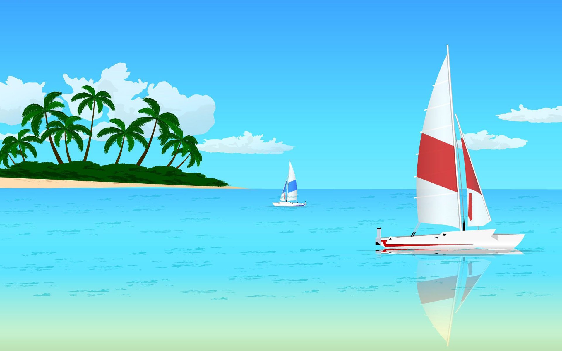 1920x1200 Beach Vector Wallpapers Top Hdq Beach Vector Images, Wallpapers