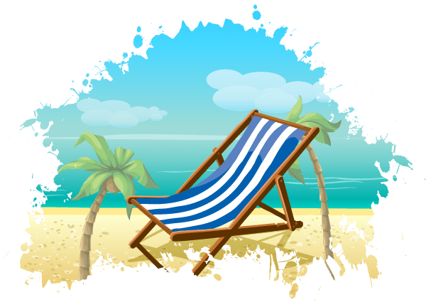 600x425 Free Summer Beach Vector Background 123freevectors