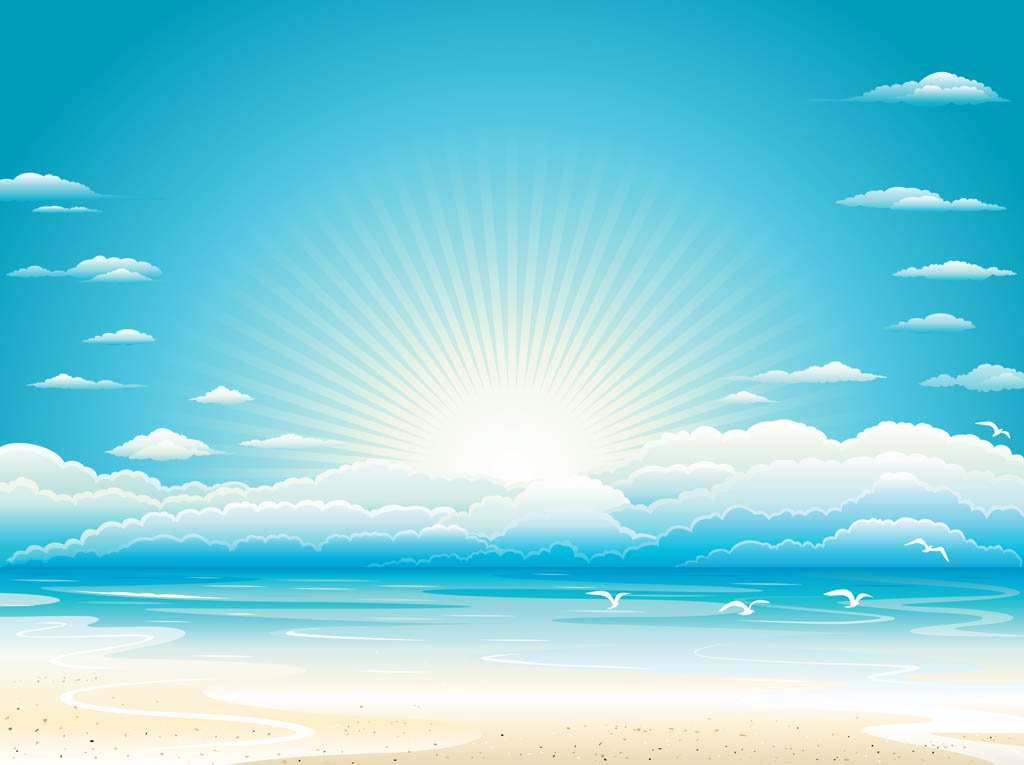 1024x765 Beach Vector Graphics Vector Art Amp Graphics