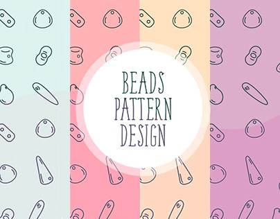 404x316 Vector Beads Seamless Pattern