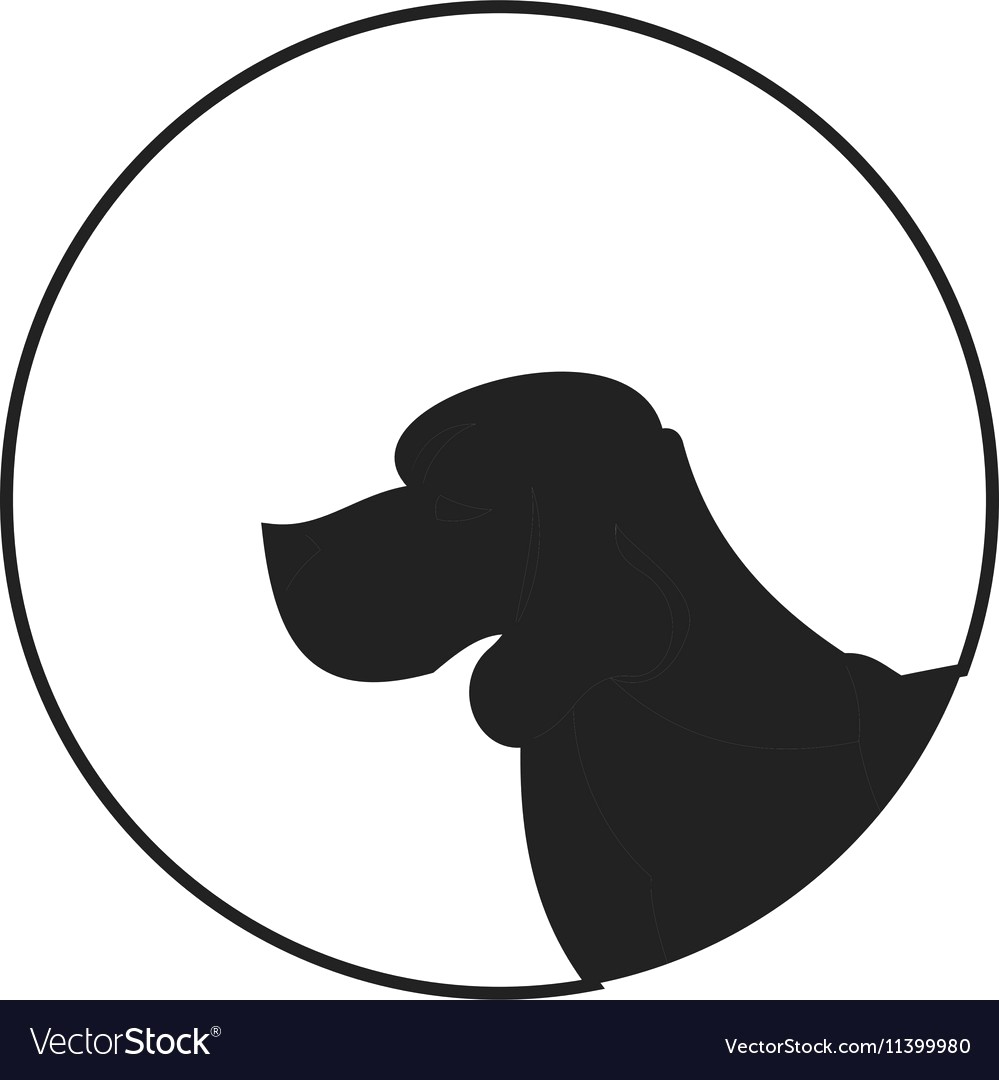 999x1080 Silhouette Of A Dog Head Beagle Vector 11399980 10