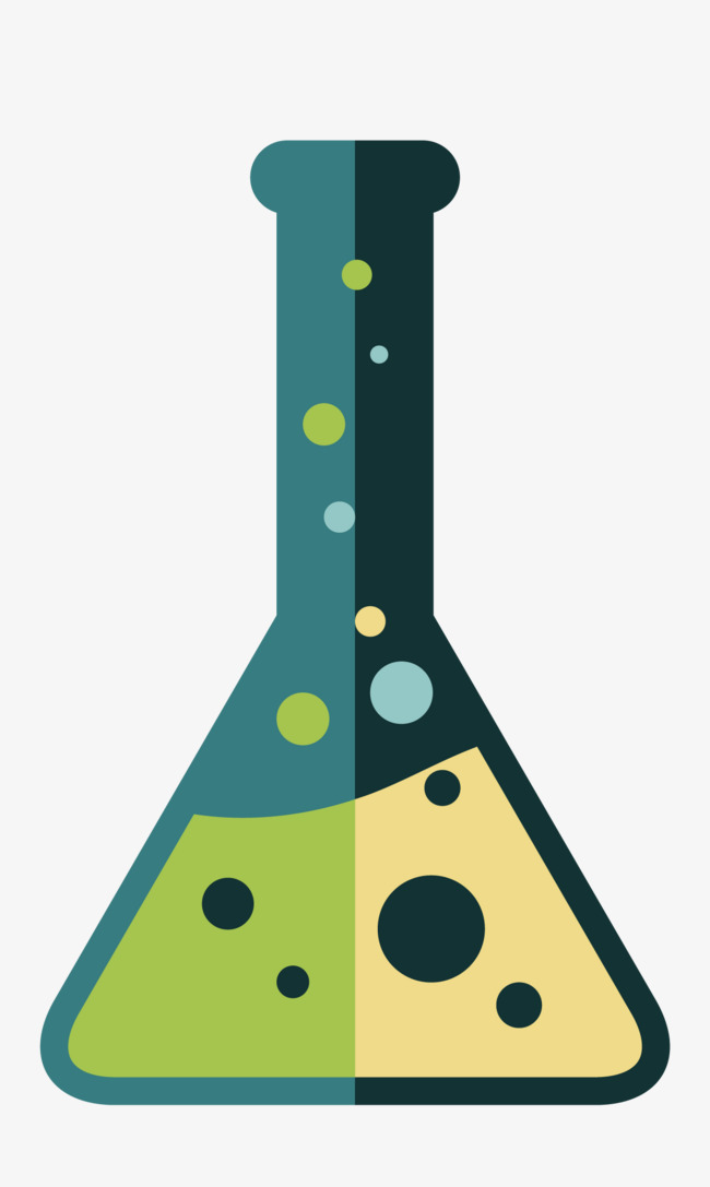 650x1087 Vector Creative Flat Beaker, Beaker, Vector Beaker, Flat Beaker