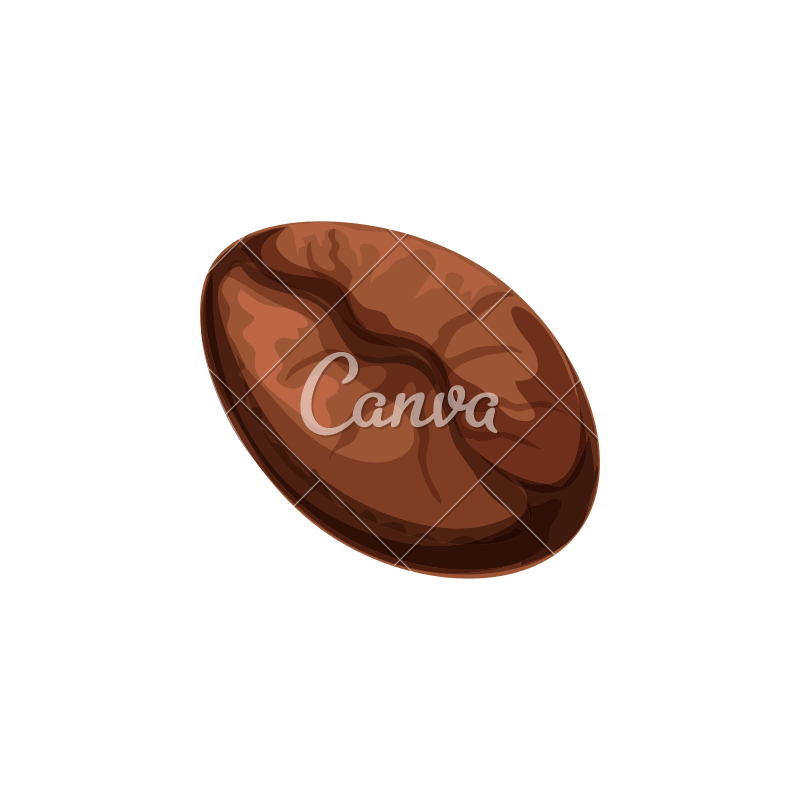 800x800 Coffee Bean Vector Icon