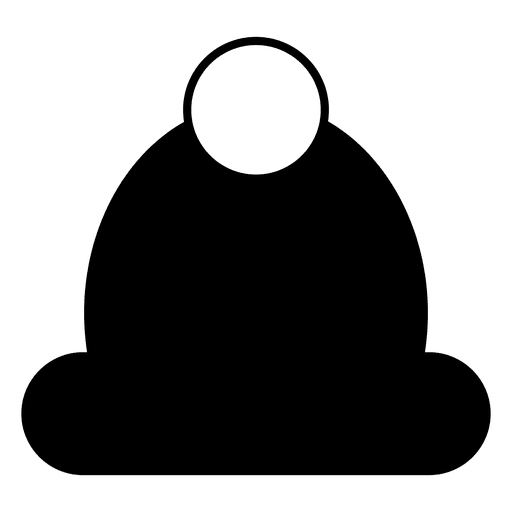 512x512 Black Beanie Hat