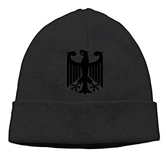 342x342 German Eagle Vector Knit Skull Cap Unisex Reversible Beanie Hat
