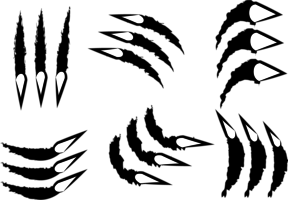 288x200 Claws Free Vector Art
