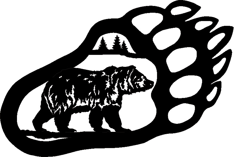 784x529 Drawn Grizzly Bear Hand Drawn