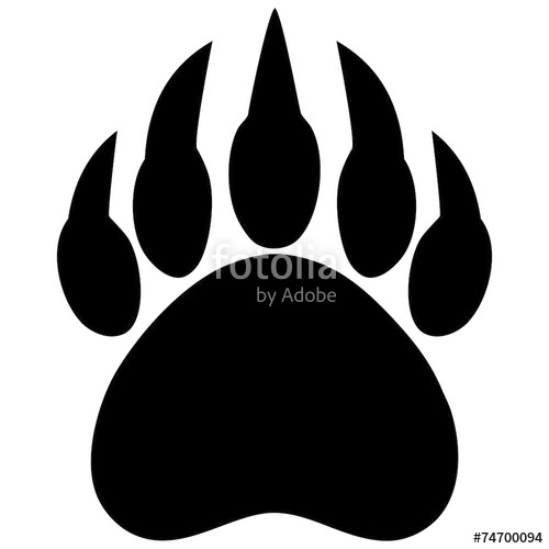 Bear Claw Vector at GetDrawings | Free download