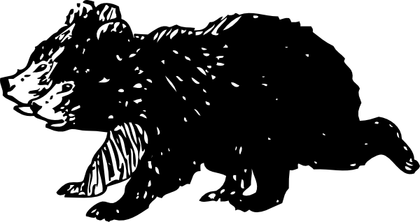 600x318 Black Bear Cubs Clip Art Free Vector 4vector