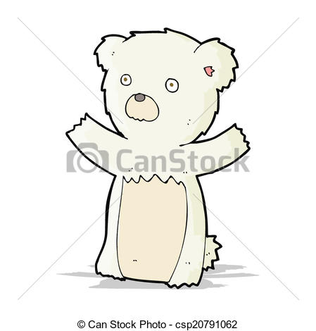 449x470 Cartoon Polar Bear Cub Clip Art Vector