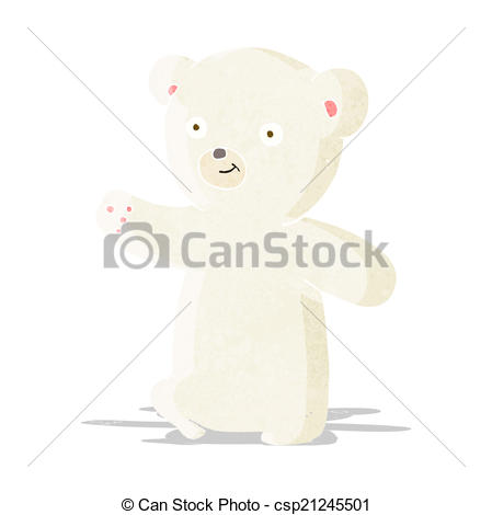 449x470 Cartoon Polar Bear Cub Vector Clipart
