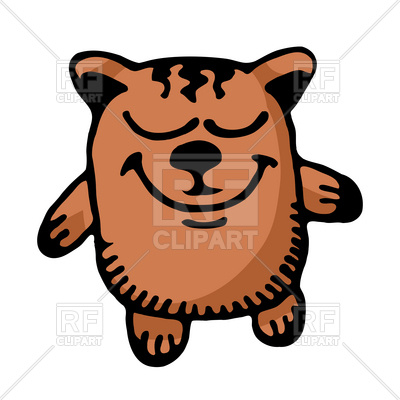 400x400 Cute Smiling Bear Cub Vector Image Vector Artwork Of Plants And