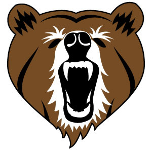 300x300 Bear Head Vector Clip Art