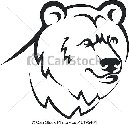 450x436 Bear Head Clipart Bear Head Vector Clipart Search Illustration