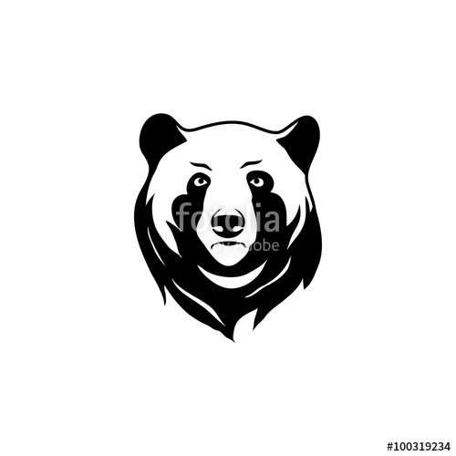500x500 Bear Logo.vector Stock Image And Royalty Free Vector Files On
