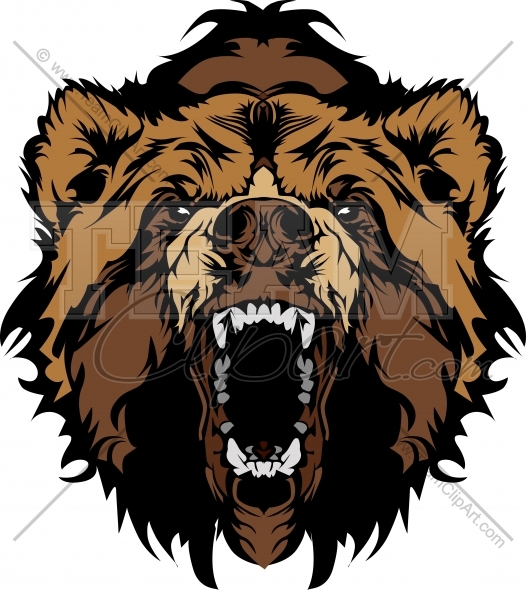 526x590 Bear Logo Clipart Image. Easy To Edit Vector Format.