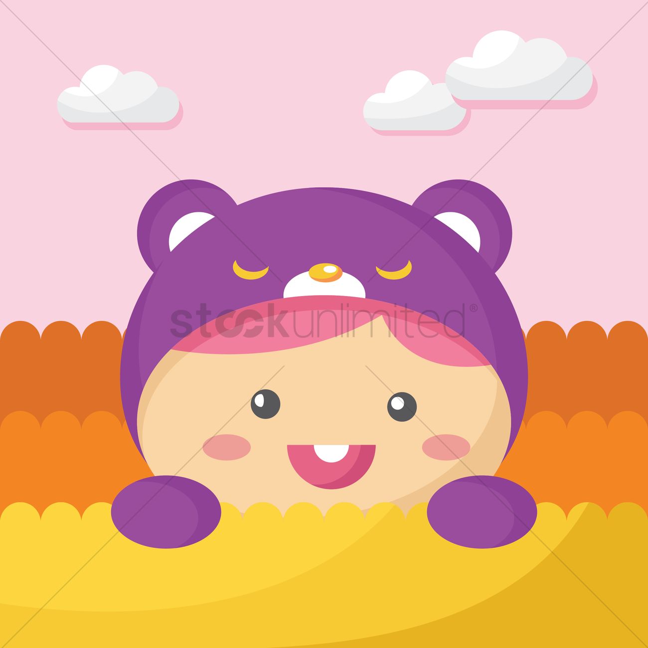 1300x1300 Bear Mascot Vector Image