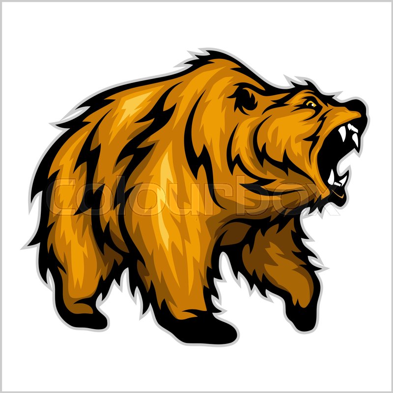 800x800 Grizzly Bear Mascot