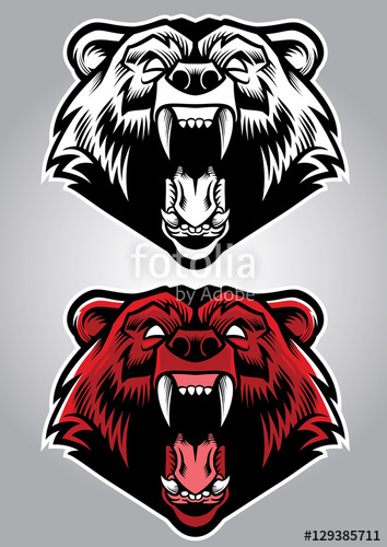 354x500 Angry Grizzly Bear Mascot Stock Image And Royalty Free Vector