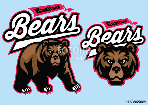 500x354 Grizzly Bear Mascot Set Stock Image And Royalty Free Vector Files