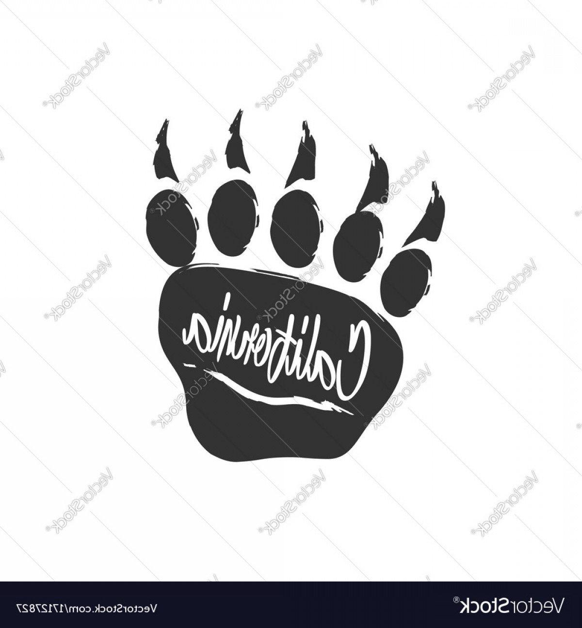 1200x1296 Results For Vector Bear Paw Print