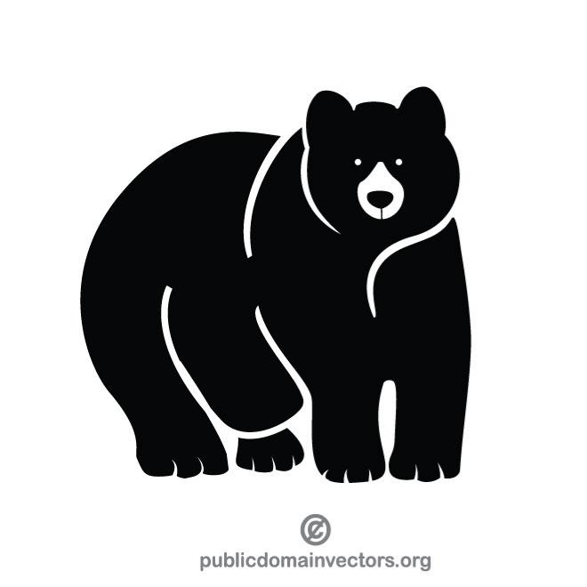 660x660 Black Bear Vector Graphics