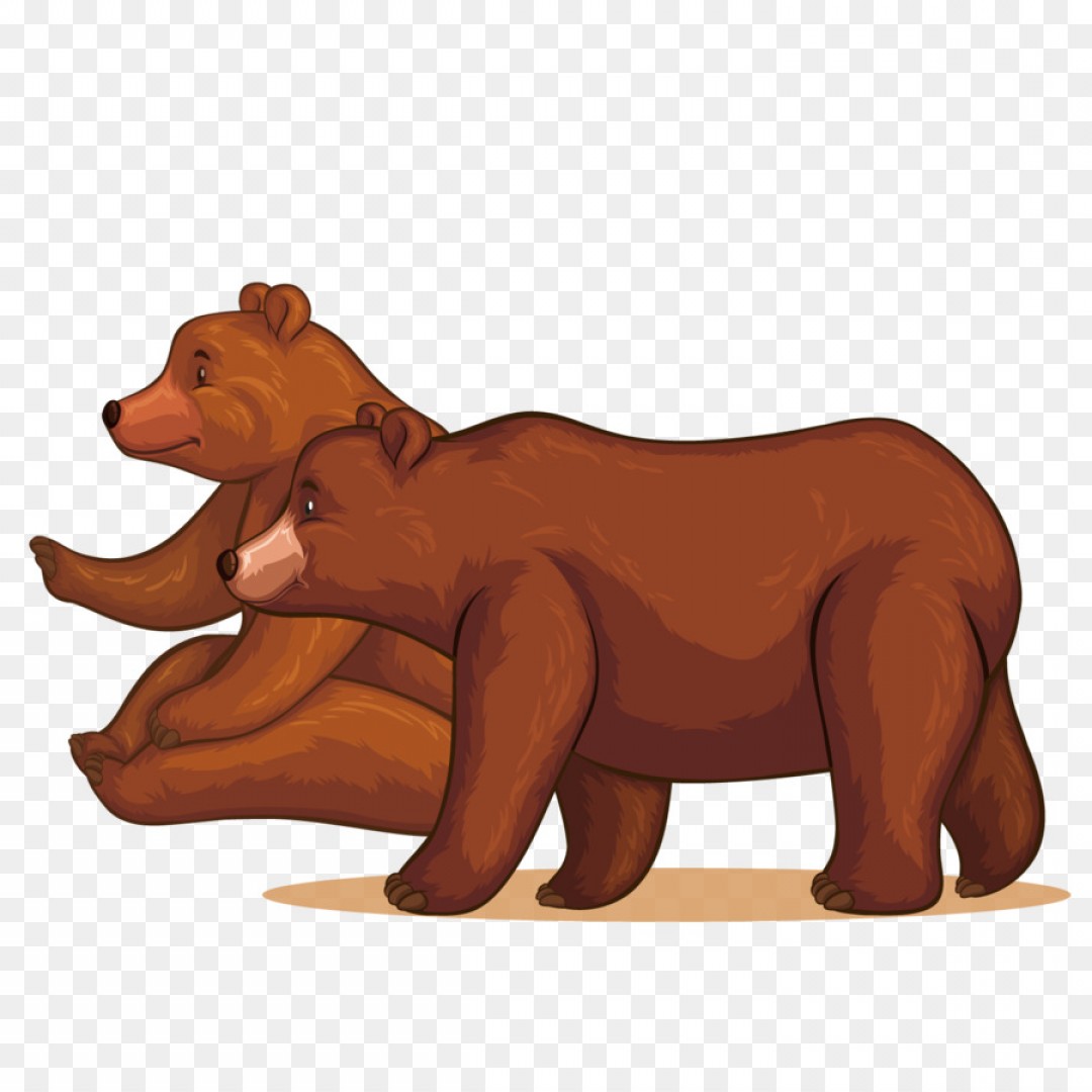1080x1080 Png Lion Bear Vector Two Bears Rongholland