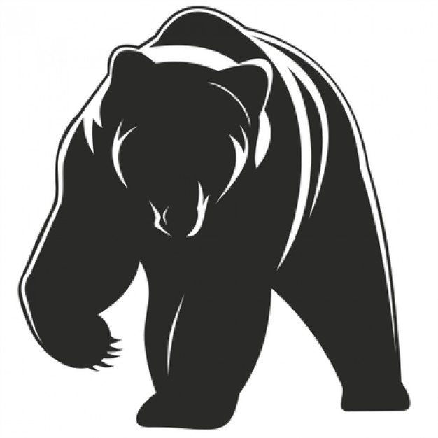 626x626 Wild Bear With Long Claws Vector Free Download