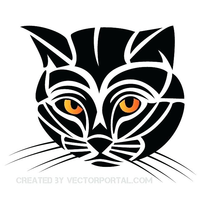 660x660 Free Black Clip Art Cat Silhouette Vectors Download Free Vector