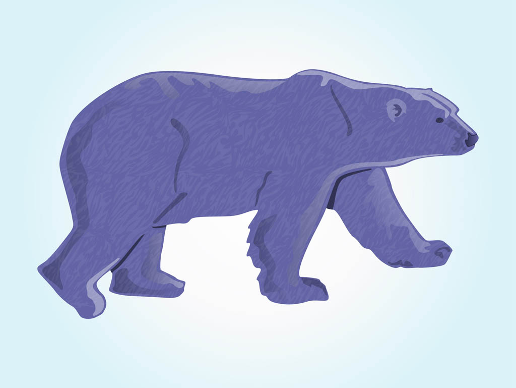 1024x769 Polar Bear Vector